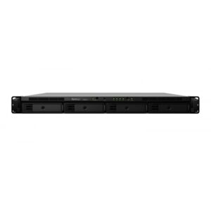 NAS SYNOLOGY RS822+ /4 BAHIAS EXPANDIBLES HASTA 8/RACK 1U/NUCLEO CUADRUPLE 2.2GHZ/2GB DDR4 HASTA 32GB/LAN GIGABIT X4/USB 3.2 X2/ HOT-SWAP/HASTA 72TB Y CON EXPANSION HASTA 144TB AMD RYZEN V1500B