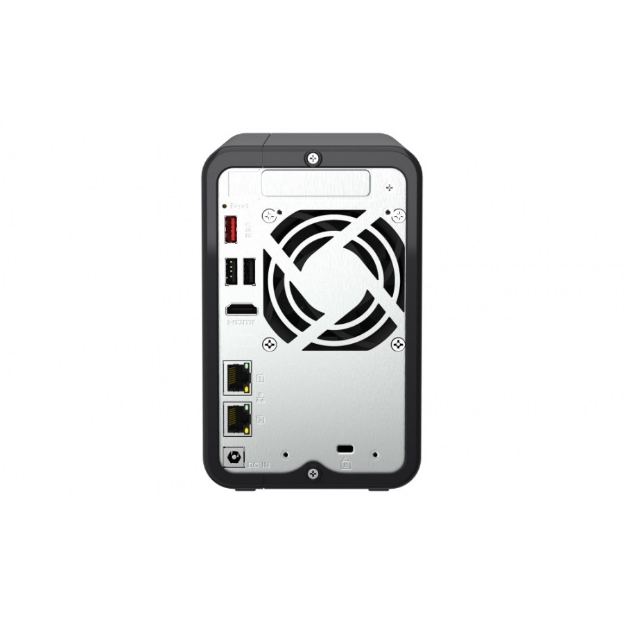 NAS QNAP TS-264-8G /2 BAHIAS NUCLEO CUADRUPLE HASTA 2.9 GHZ, 8 GB EN RAM, /2 LAN 2,5 GBE/USB 3.2 X2/SATA/HOT-SWAP/ SIN DISCOS