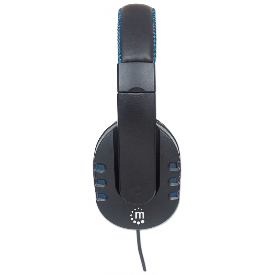 AUDIFONOS DIADEMA, MANHATTAN,176088,AUDIFONO C/MICROFONO USB GAMING - Manhattan