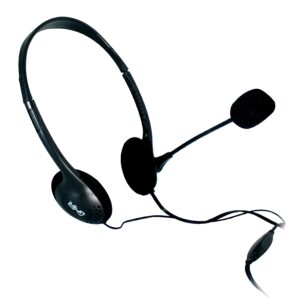 DIADEMA ALAMBRICA GHIA CON MICROFONO, CONTROL DE VOLUMEN Y CONECTOR 3.5MM AUDIFONO Y MICROFONO, SONIDO ENVOLVENTE, CONTROLADO