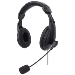 AUDIFONOS DIADEMA, MANHATTAN,179843, USB MEDIANO, CONTROL INTEGRADO - Manhattan