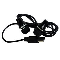 AUDIFONOS ALAMBRICOS CONECTOR TIPO C PERFECT CHOICE GLISSANDO – NEGRO - Perfect Choice