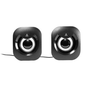 BOCINAS ACTECK / ESENCE BASIC AS215 / ALAMBRICA / USB / ILUMINACION LED / NEGRO / AC-935272 - Acteck