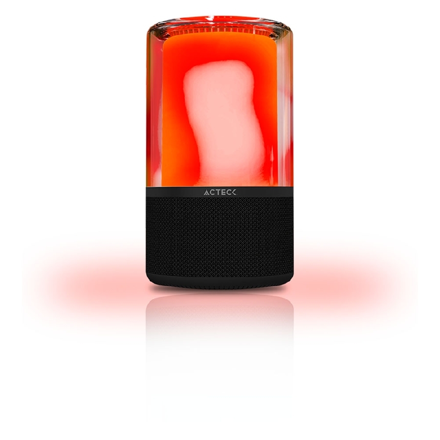 BOCINA ACTECK GLEE PURE AP70 / INALAMBRICA / BLUETOOTH – CONEXION TWS 3.5 MM / SONIDO ESTEREO / 20 W / ILUMINACION LED / SUBW