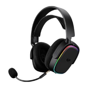 AUDIFONOS GAMER BALAM RUSH AEON HS999 / ALAMBRICA / BLUETOOTH / MICRFONO DESMONTABLE / CABLE 1.8 M / RGB / BATERIA 26 H / WIN