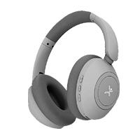 AUDIFONOS ON-EAR INALAMBRICOS PLEGABLES MANOS LIBRES CON BT PERFECT CHOICE SOUNDIA – GRIS - Perfect Choice