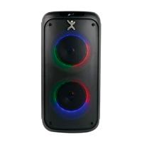 MINI BAFLE DUAL 5 FUNCION TWS LUZ RGB Y MICROFONO MINIGLOW PERFECT CHOICE - Perfect Choice
