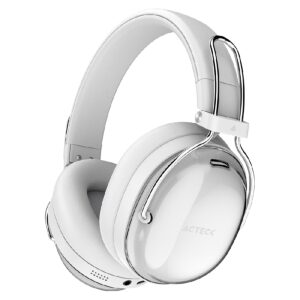 AUDIFONOS ACTECK LUXE PURE HP730 / DIADEMA / INALAMBRICOS BT 5.4 / BATERIA 75 HRS / 20 HZ A 20 KHZ / CANCELACION ACTIVA DE RU