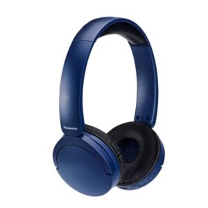 AUDIFONOS BLUETOOTH TIPO DIADEMA (ON-EAR) PANASONIC RB-HF630BE-A, COLOR AZUL, FUNCION MANOS LIBRES/MICROFONO, 72 HORAS BATERI