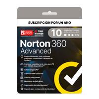NORTON 360 ADVANCED / 10 DISPOSITIVOS / 1 AÑO (CAJA) - Norton