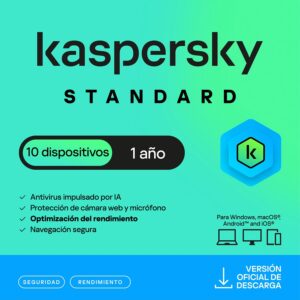 ESD KASPERSKY STANDARD 10 DISP 1 AñO - Kaspersky