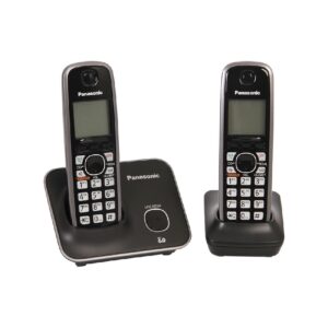 TELEFONO PANASONIC KX-TG4112ME INALAMBRICO BASE HANDSET PANTALLA LCD 1.8 COLOR AZUL TECLADO ILUMINADO ALTAVOZ 50 NUMERO EN DI