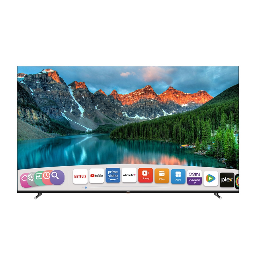 TELEVISION SMART GHIA WHALE TV 75 PULG UHD 4K, WIFI, RJ45,3 HDMI,2 USB, RCA, OPTICO, DOLBY AUDIO - Ghia