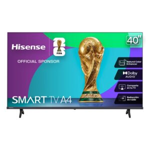 TELEVISION 40 PULGADAS LED HISENSE 40A4NV SMART VIDAA , FULL HD, DTS VIRTUAL X, HDMI-EARC, WIFI