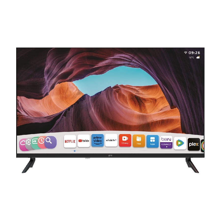 TELEVISION SMART GHIA WHALE TV 32 PULG HD, WIFI, RJ45, 3 HDMI, 2 USB, RCA, AUX 3.5mm, OPTICO - Ghia