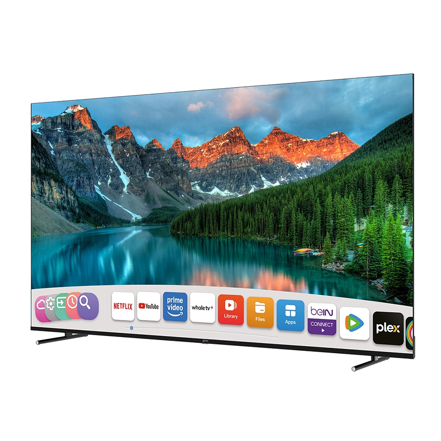 TELEVISION SMART GHIA WHALE TV 85 PULG UHD 4K WIFI, RJ45,3 HDMI,2 USB, RCA, OPTICO, DOLBY AUDIO - Ghia