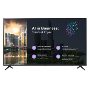 TELEVISION LED LG 86 PLG UHD TV SIGNAGE 300 NITS 16/7 WEBOS 25 8MS 60HZ AUDIO 10W X 2 SMART HOME , NAVEGADOR WEB, HDMI 2.0 US