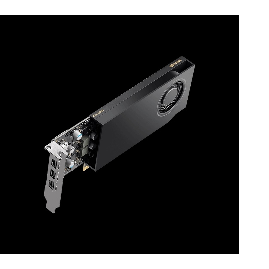 TARJETA DE VIDEO PNY NVIDIA QUADRO RTX A1000/8GB/GDDR6/PCIE 4.0 16X/4X MDP/BAJO PERFIL/GAMA MEDIA/DISEÑO - Pny