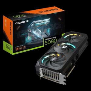 TARJETA DE VIDEO GIGABYTE GV-N5080GAMING OC-16GD / 16GB GDDR7 / PCI 5.0 / DP 2.1 / HDMI 2.1 / GAMA ALTA - Gigabyte