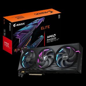 TARJETA DE VIDEO GIGABYTE GV-R9070XTAORUS E-16GD / RADEON RX 9070 XT / 16 GB GDDR6 / PCIE 5.0 / GAMER - Gigabyte