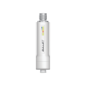 Radio airMAX Bullet-M2HP, hasta 100 Mbps, frecuencia de 2 GHz (2412 – 2472 GHz), No incluye adaptador PoE - UBIQUITI