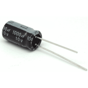 Capacitor Electrolítico de Aluminio, Radial de 1000 µFd, 10 V - SYSCOM PARTS