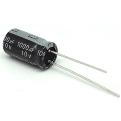 Capacitor Electrolítico de Aluminio, Radial de 1000 µFd, 10 V - SYSCOM PARTS