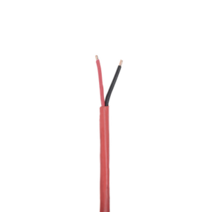 Bobina de 305 Metros (1000 Pies) de Alambre / 2 x 18 AWG / Riser / Tipo FPLR-CL3R, FT4 / Color Rojo / Para Aplicaciones en Si