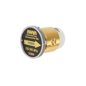 Elemento de 100 Watt en Línea 7/8″ para Wattmetro BIRD 43 en Rango de Frecuencia de 200 a 500 MHz. - BIRD TECHNOLOGIES