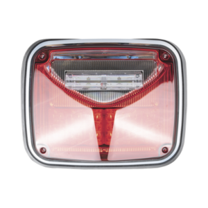 Luz de advertencia de 8 X 6″, Color Rojo, Con Luz de Trabajo Clara, Ideal para Ambulancias - EPCOM INDUSTRIAL SIGNALING