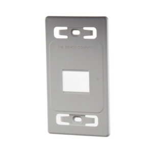 Placa de Pared Modular MAX, de 2 Salidas, Color Blanco - SIEMON