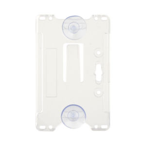 Porta tarjeta de plastico ABS / Transparente / Compatible con tarjetas ACCESSCARDEPC / PROCARDX o Formato CR80 - ACCESSPRO