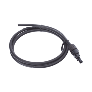 Cable Fotovoltaico 1.5 m, Negro, Calibre 10 AWG con Terminal MC4-H en un Extremo - EPCOM POWERLINE