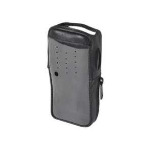 Funda de Piel Reforzada, Versión 2 de Fácil Acceso y Cubierta Frontal de Plástico Transparente para los Radios TK-2000KV2, TK