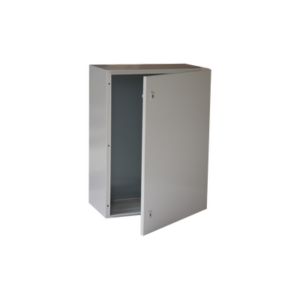 Gabinete de Acero IP66 Uso en Intemperie (400 x 600 x 250 mm) con Placa Trasera Interior Metálica y Compuerta Inferior Atorni