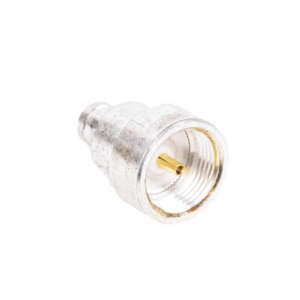 Adaptador UNIDAPT Hembra a Conector SMB Plug (Pin Hembra), Plata/ Oro/ Teflón. - RF INDUSTRIES,LTD
