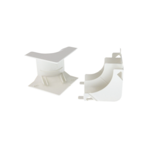 Esquinero interior, para uso con canaleta T45, Material PVC Rígido, Color Blanco Mate - PANDUIT