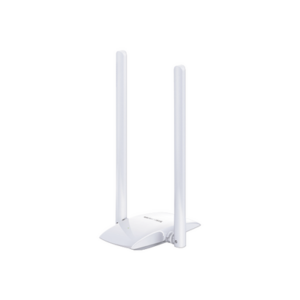 Adaptador Inalámbrico N / Alta Ganancia de 300 Mbps 2.4 GHz / 2 antenas externas de 5 dBi - Mercusys