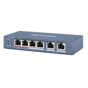 Switch PoE+ / No Administrable / 3 Puertos 10/100 Mbps 802.3 af/at (30 W) + 1 Puerto 10/100 Mbps Hi-PoE (60 W) / 2 Puertos 10