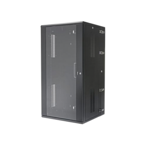 Gabinete PanZone de Montaje en Pared, de 19in, Puerta con Ventana de Seguridad, 26 UR, 635mm de Profundidad, Color Negro - PA