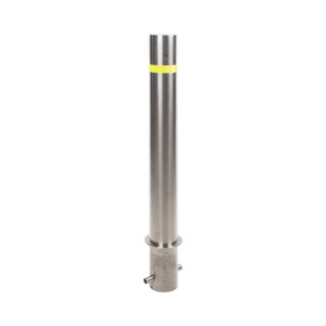 Bolardo Fijo de Acero Inoxidable de 900 mm de Altura / Ideal para aplicaciones delimitaciones de automóviles - ACCESSPRO