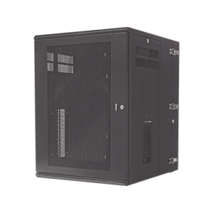 Gabinete PanZone de Montaje en Pared, de 19in, Puerta Ventilada, 18 UR, 762mm de Profundidad, Color Negro - PANDUIT