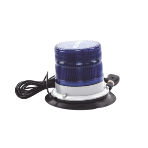 Baliza led pulso, 12-24vdc, 11 patrones de flash, montaje de imán de vacío, azul - ECCO