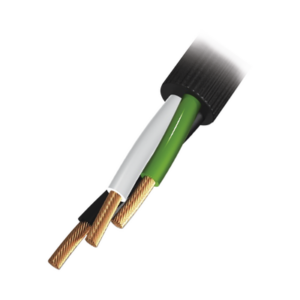 Cable Eléctrico de Uso Rudo 3 Hilos Calibre 14 AWG, Hasta 600 V. Rollo de 100 m. - INDIANA