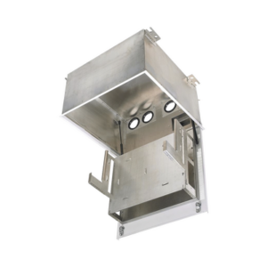 Gabinete PanZone Premium, de Montaje en Techo, Con 2 UR Para Equipo Activo y 6 UR Para Paneles de Parcheo, Fabricado en Acero