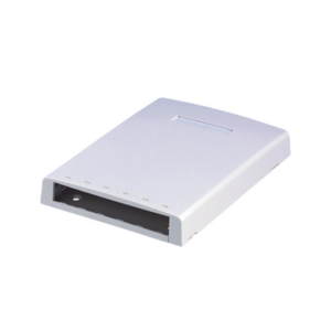 Caja de Montaje en Superficie, con Accesorio para Resguardo de Fibra Óptica, para 6 Módulos Mini-Com, Color Blanco - PANDUIT