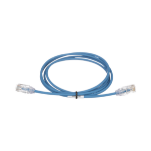 Cable de Parcheo TX6, UTP Cat6, Diámetro Reducido (28AWG), Color Azul, 3.05 Metros (10 Pies) - PANDUIT