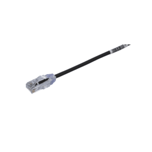 Cable de Parcheo TX6, UTP Cat6, Diámetro Reducido (28AWG), Color Negro, 13.72 Metros (45 Pies) - PANDUIT