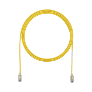 Cable de Parcheo TX6, UTP Cat6, Diámetro Reducido (28AWG), Color Amarillo, 1.52 Metros (5 Pies) - PANDUIT