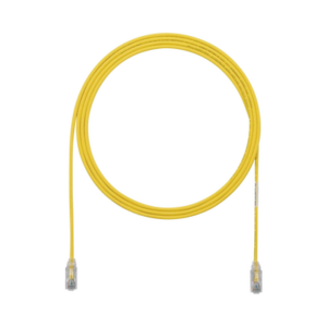 Cable de Parcheo TX6, UTP Cat6, Diámetro Reducido (28AWG), Color Amarillo, 2.13 Metros (7 Pies) - PANDUIT